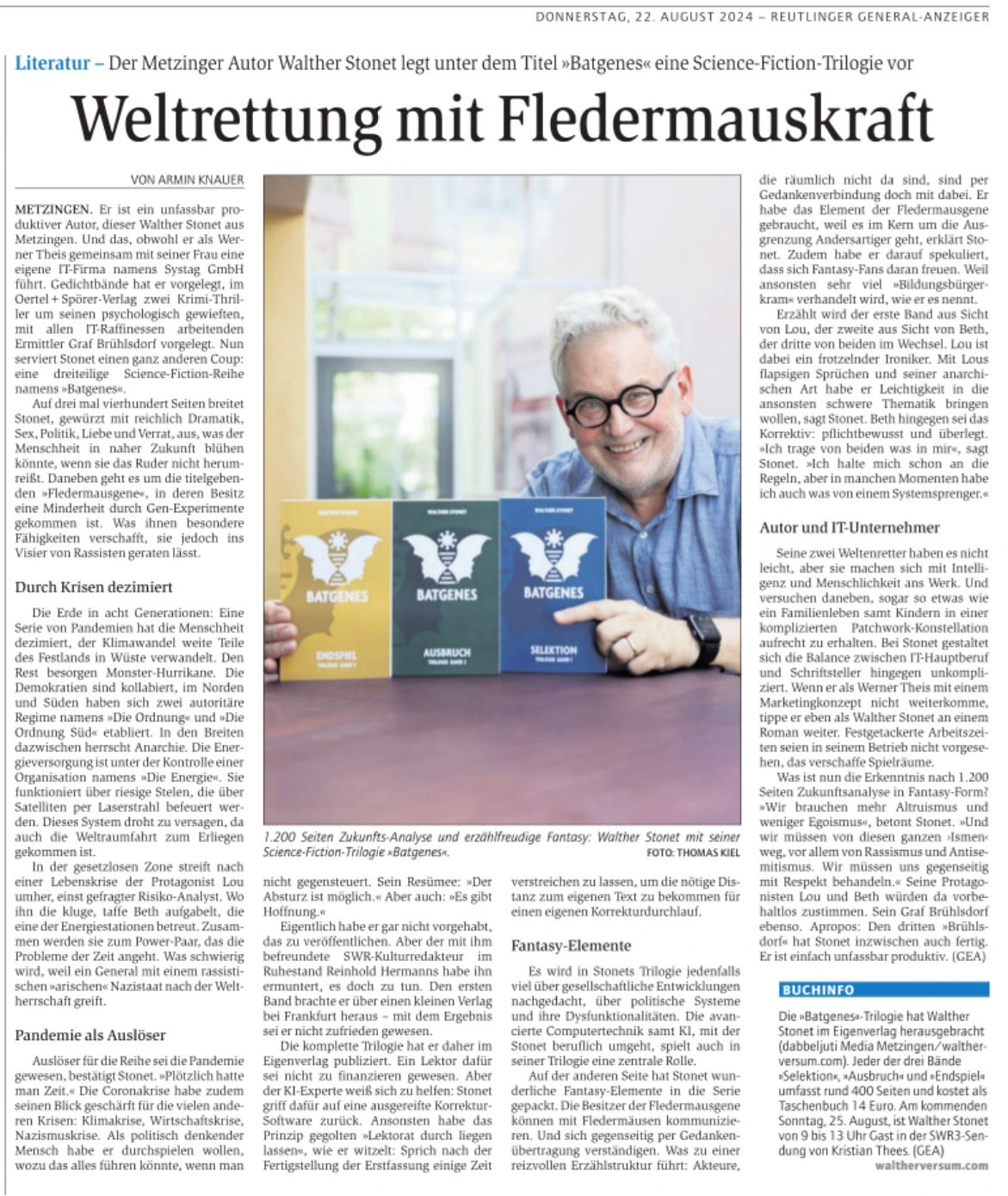 Interview: Weltrettung mit Feldermauskraft