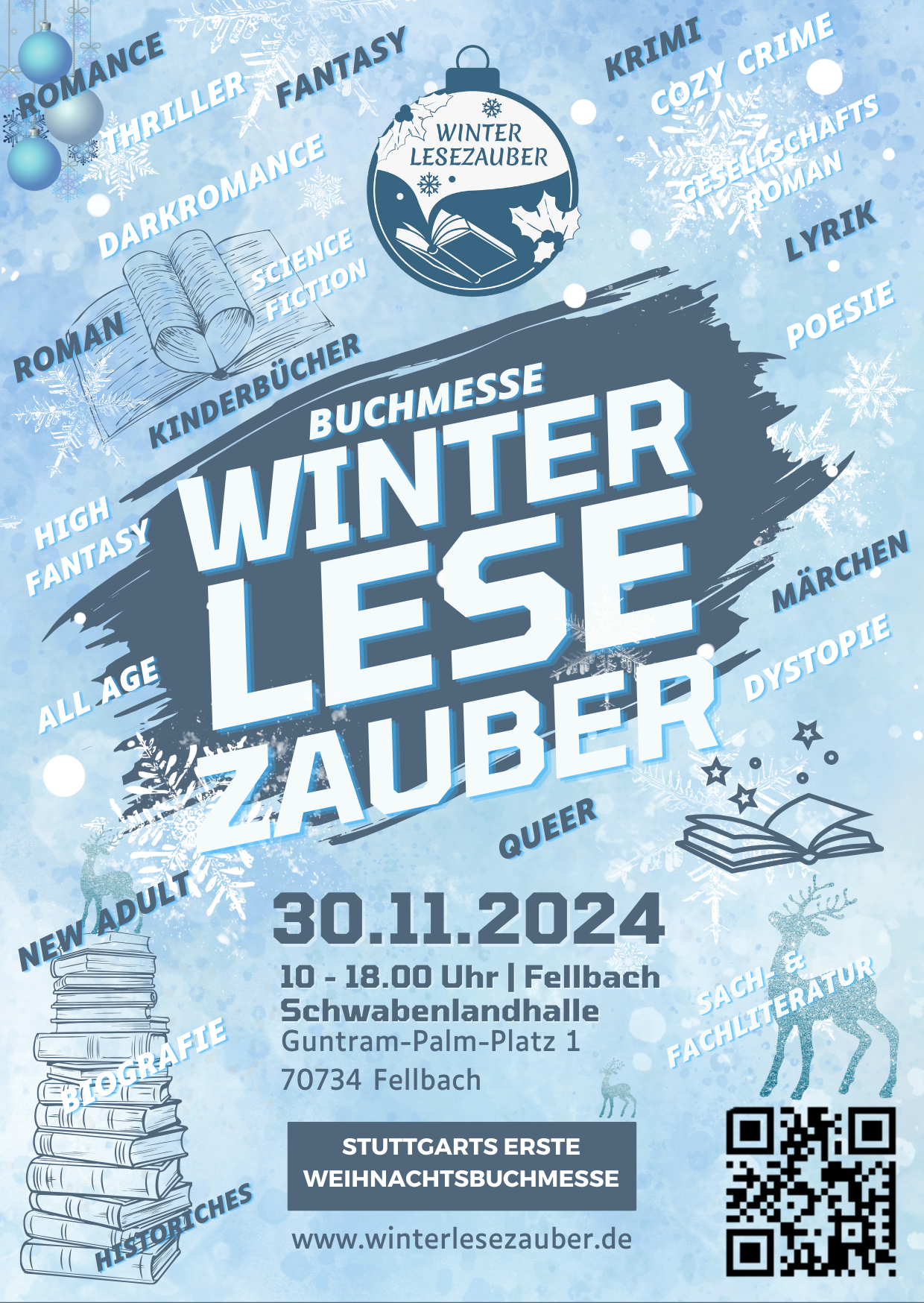 30.11.2024, 10-18 Uhr, Stadthalle Fellbach: Metzinger mischen Messe auf